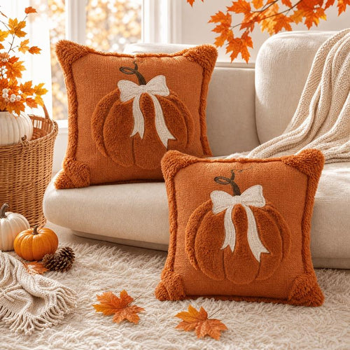 Pumpkin Pillow Covers